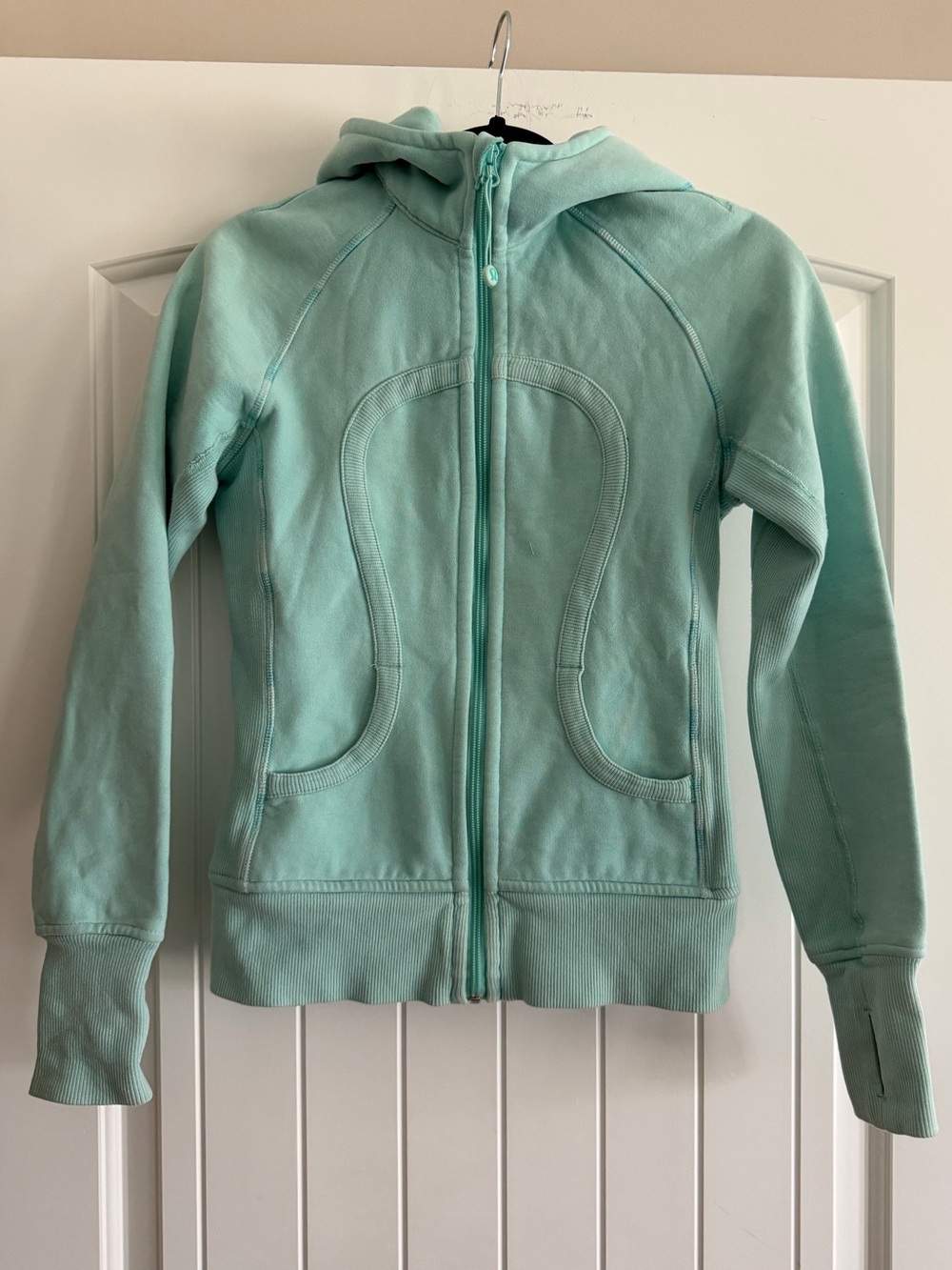 Lululemon Scuba Hoodie Stretch Mint Moment Size 4